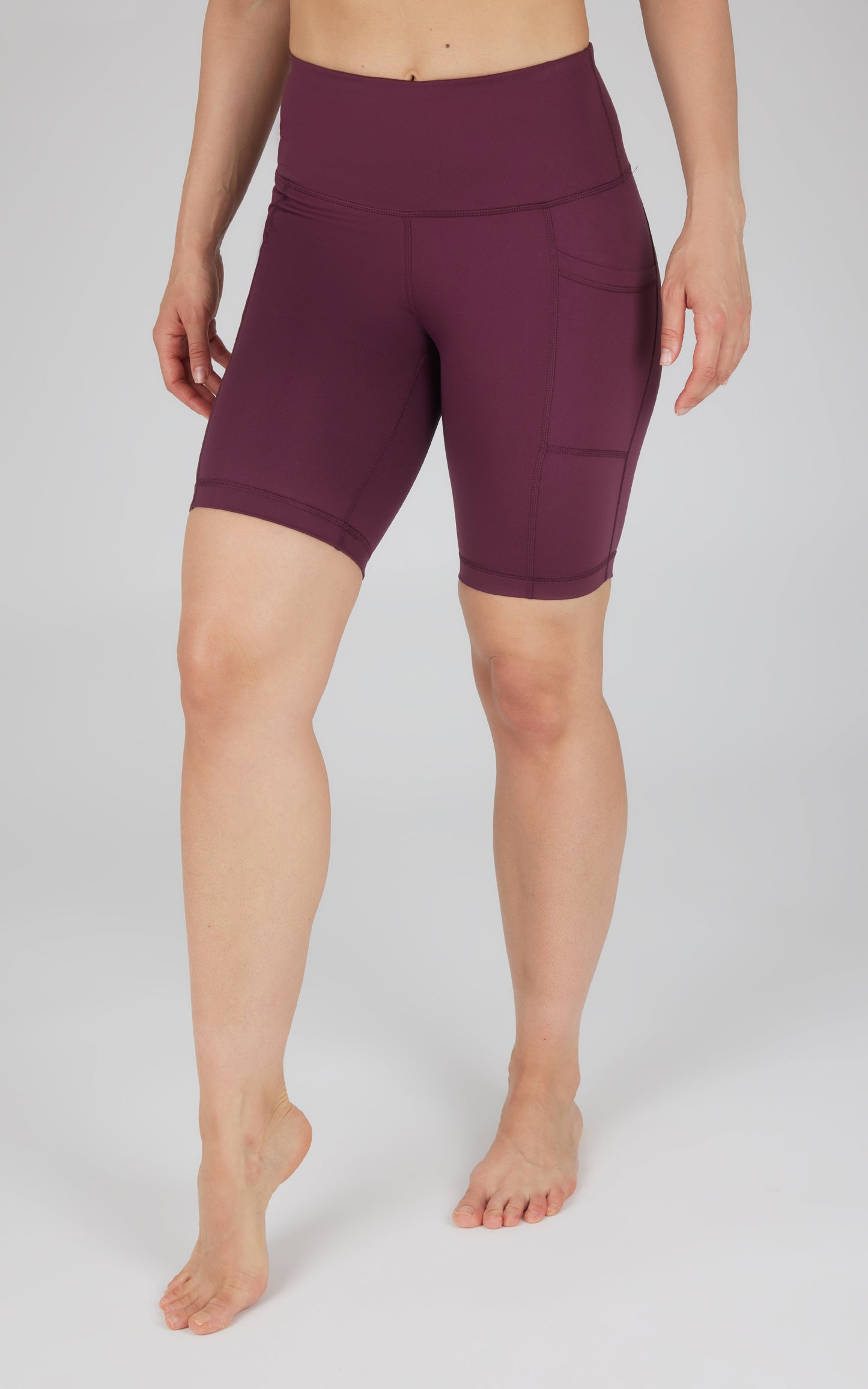 90 Degree by Reflex Tribeca High Waist 9" Short with Side Pockets