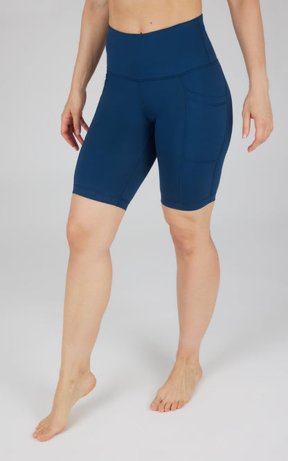 90 Degree by Reflex Tribeca High Waist 9" Short with Side Pockets