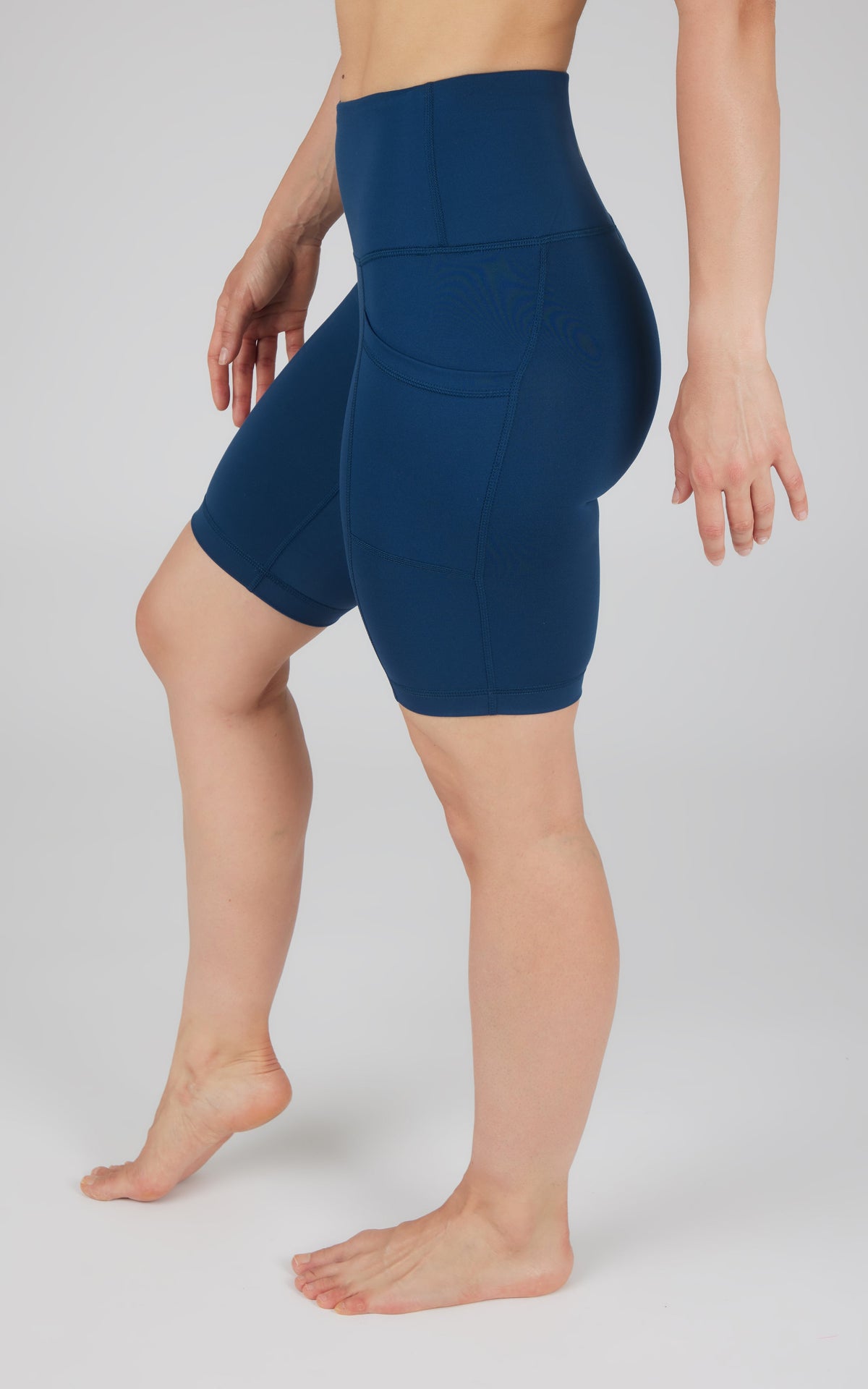 90 Degree by Reflex Tribeca High Waist 9" Short with Side Pockets