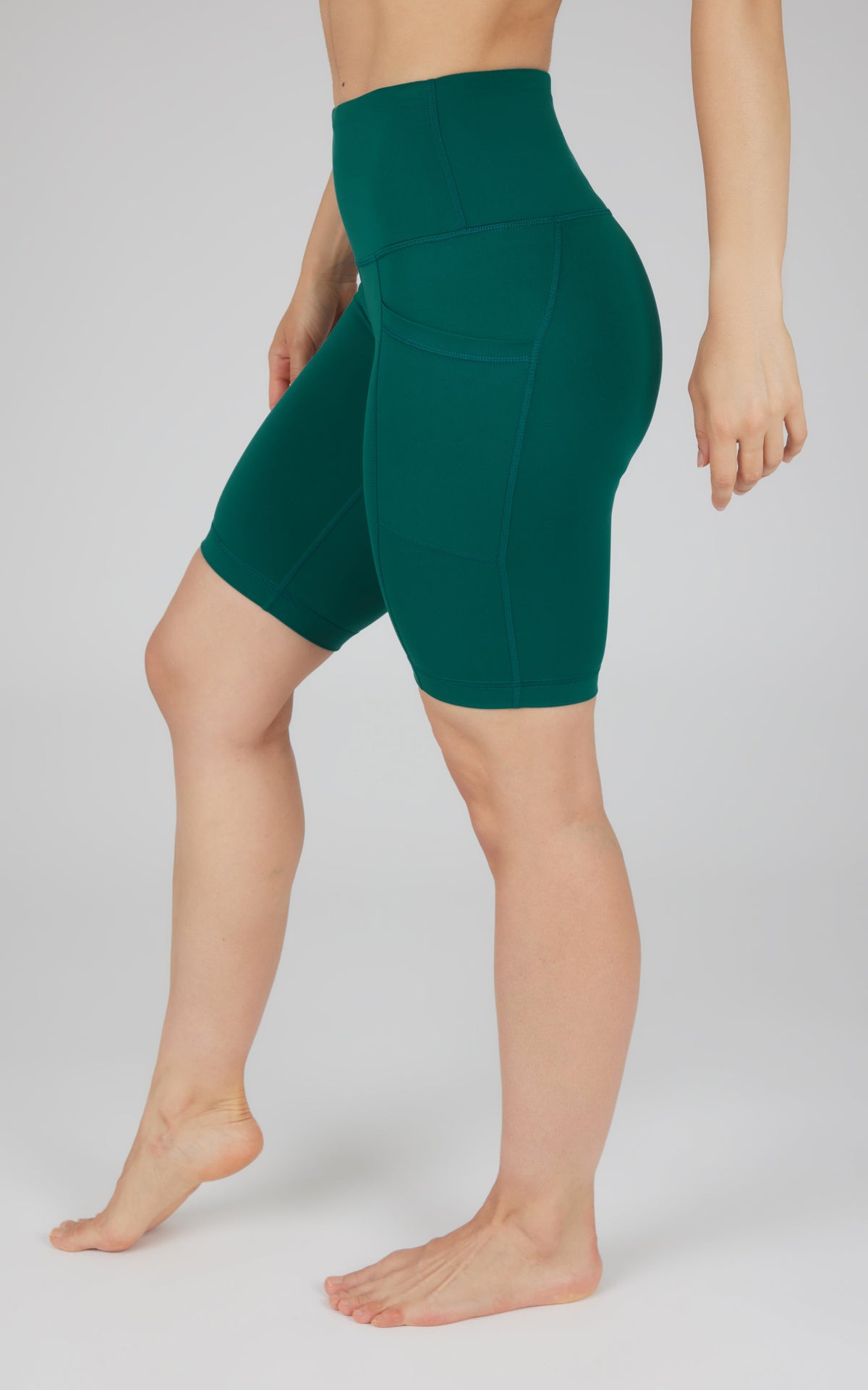 90 Degree by Reflex Tribeca High Waist 9" Short with Side Pockets