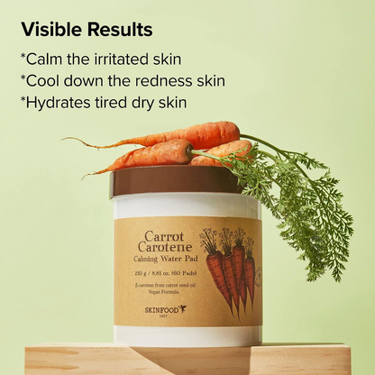 Carrot Carotene Calming Water Pad (60 pads)