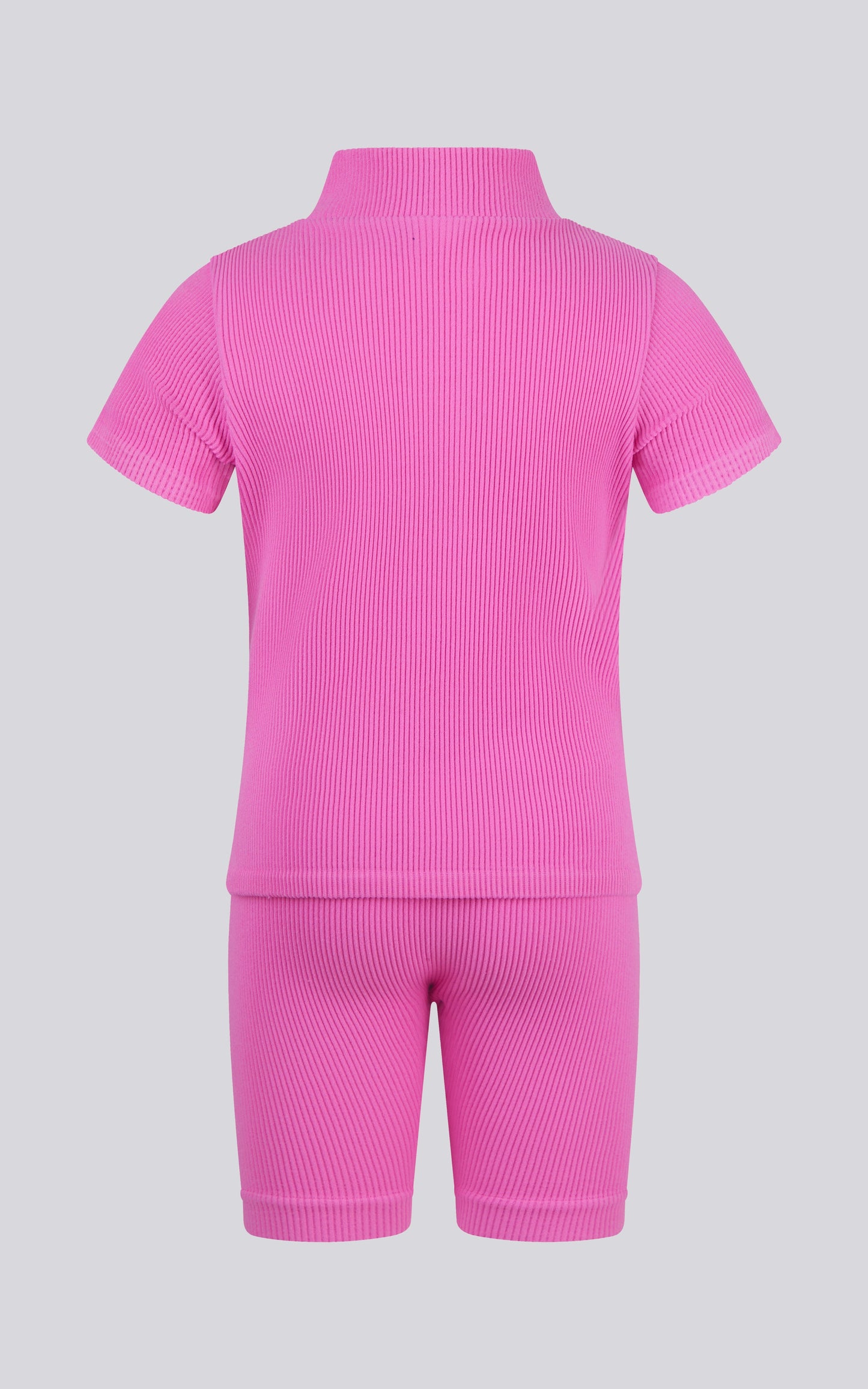 90 Degree by Reflex 4-6X Rib Seamless Top & Short & Scrunchie Set