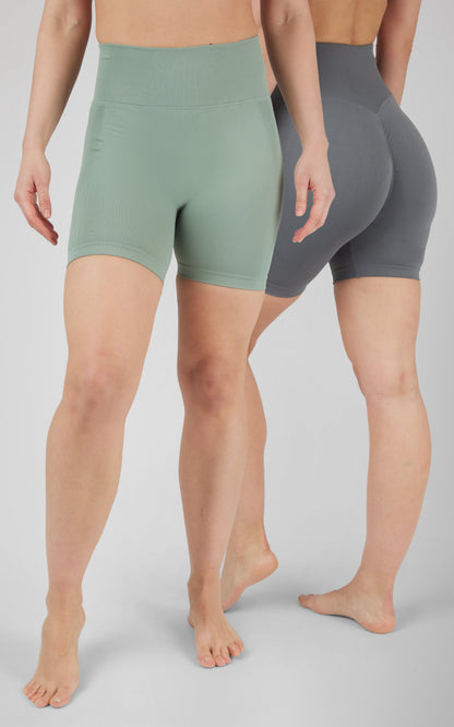 90 Degree by Reflex Bootyful 2 PK Seamless 5" Bike Short