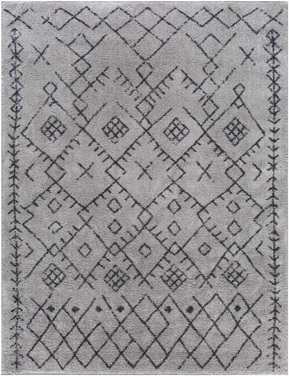 Elyes Gray Washable Area Rug - Clearance