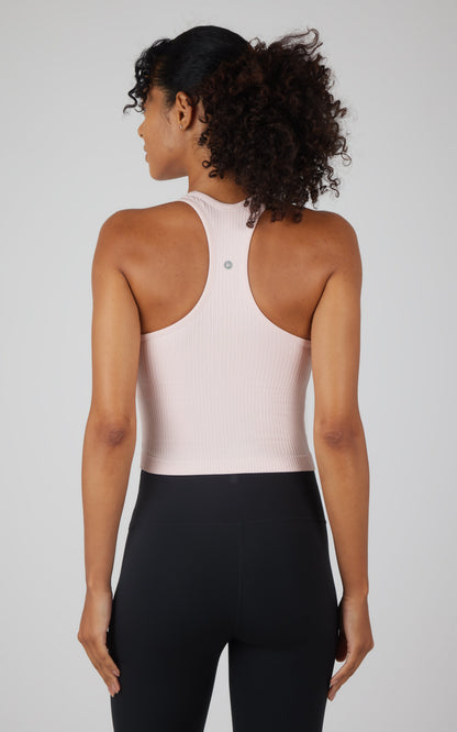 90 Degree by Reflex Ribbed Tank with Padded Bra