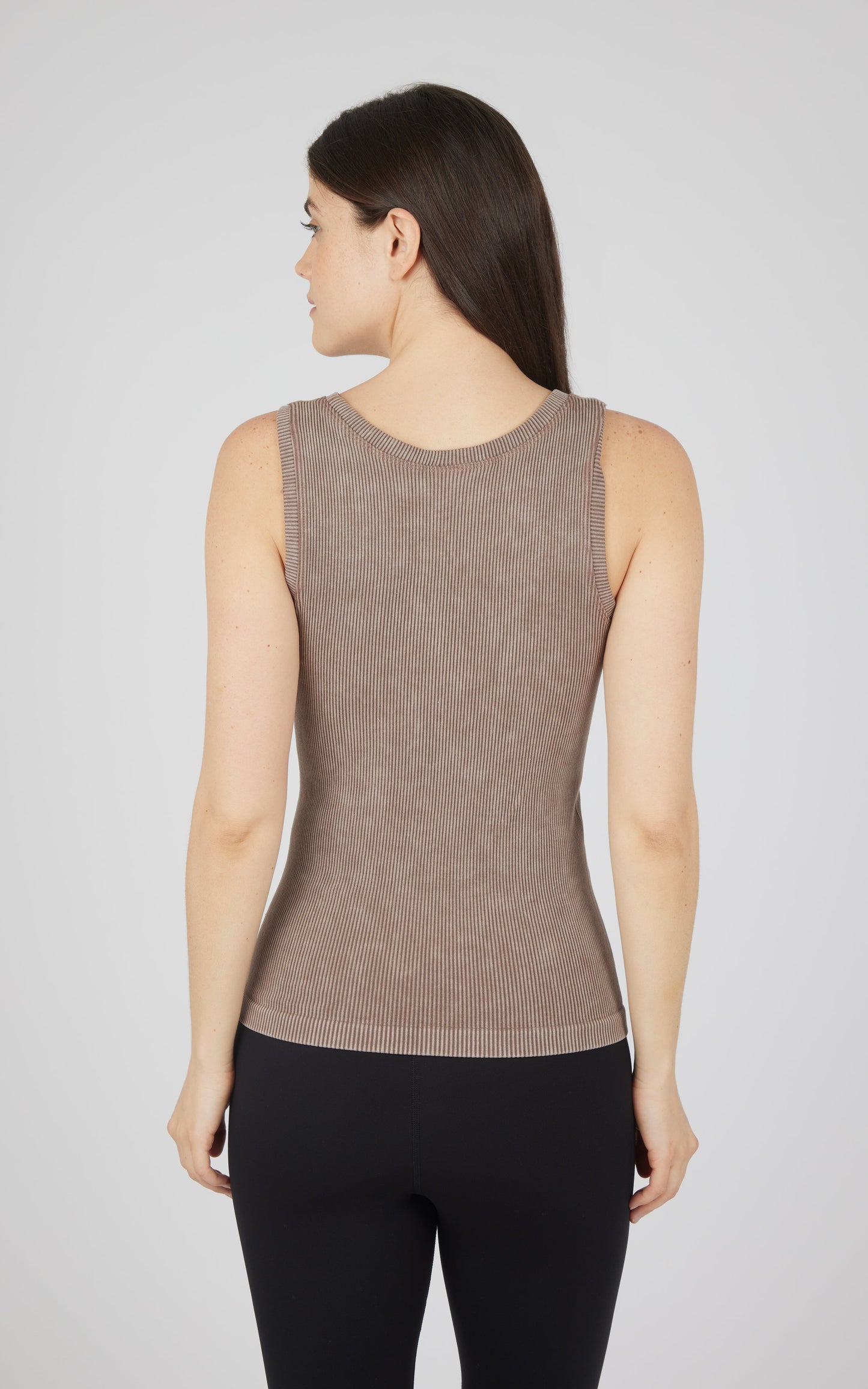 90 Degree by Reflex 2 PK Stonewash Ribbed Seamless Tank