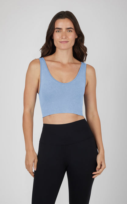 90 Degree by Reflex 2 PK Stone Wash Bra Tank