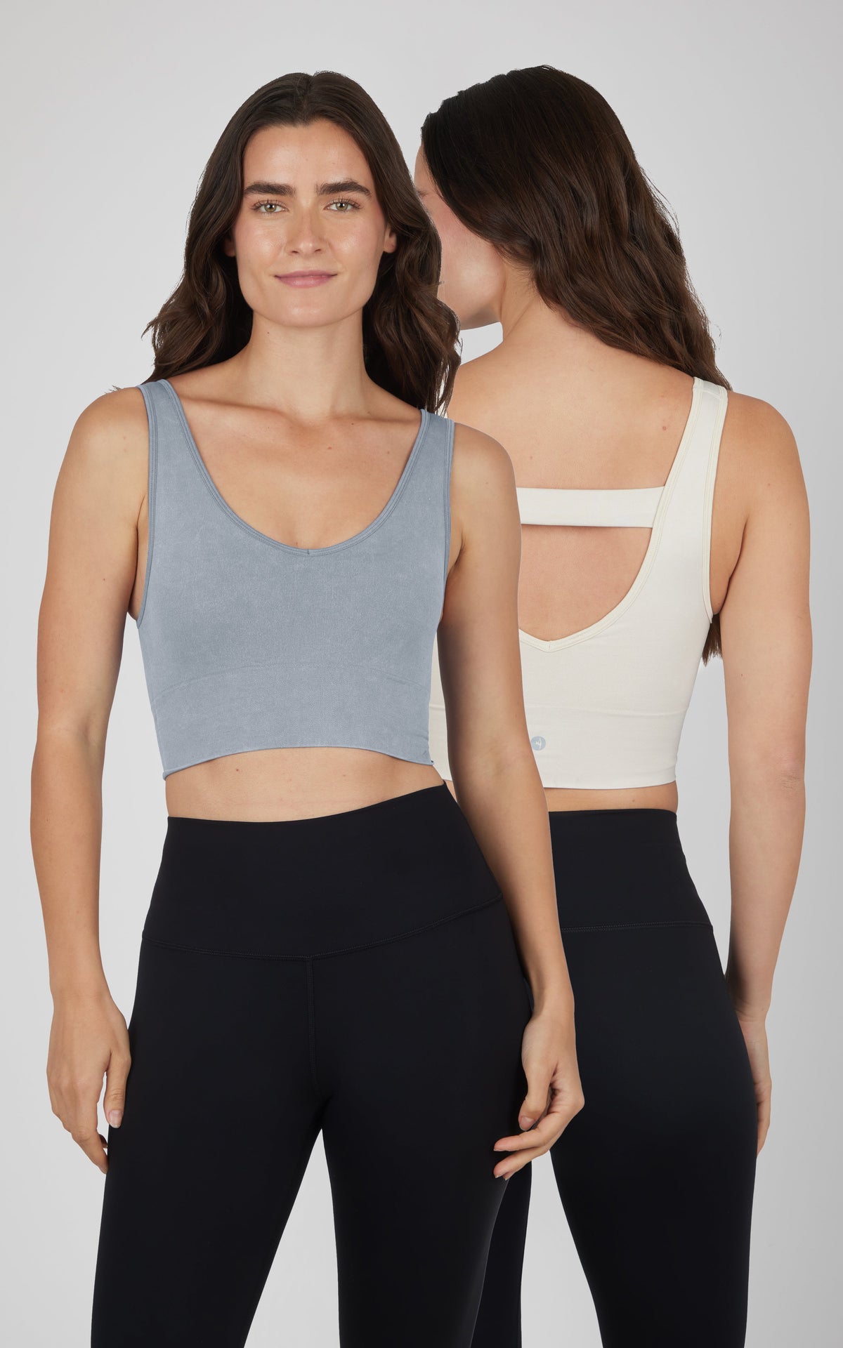 90 Degree by Reflex 2 PK Stone Wash Bra Tank