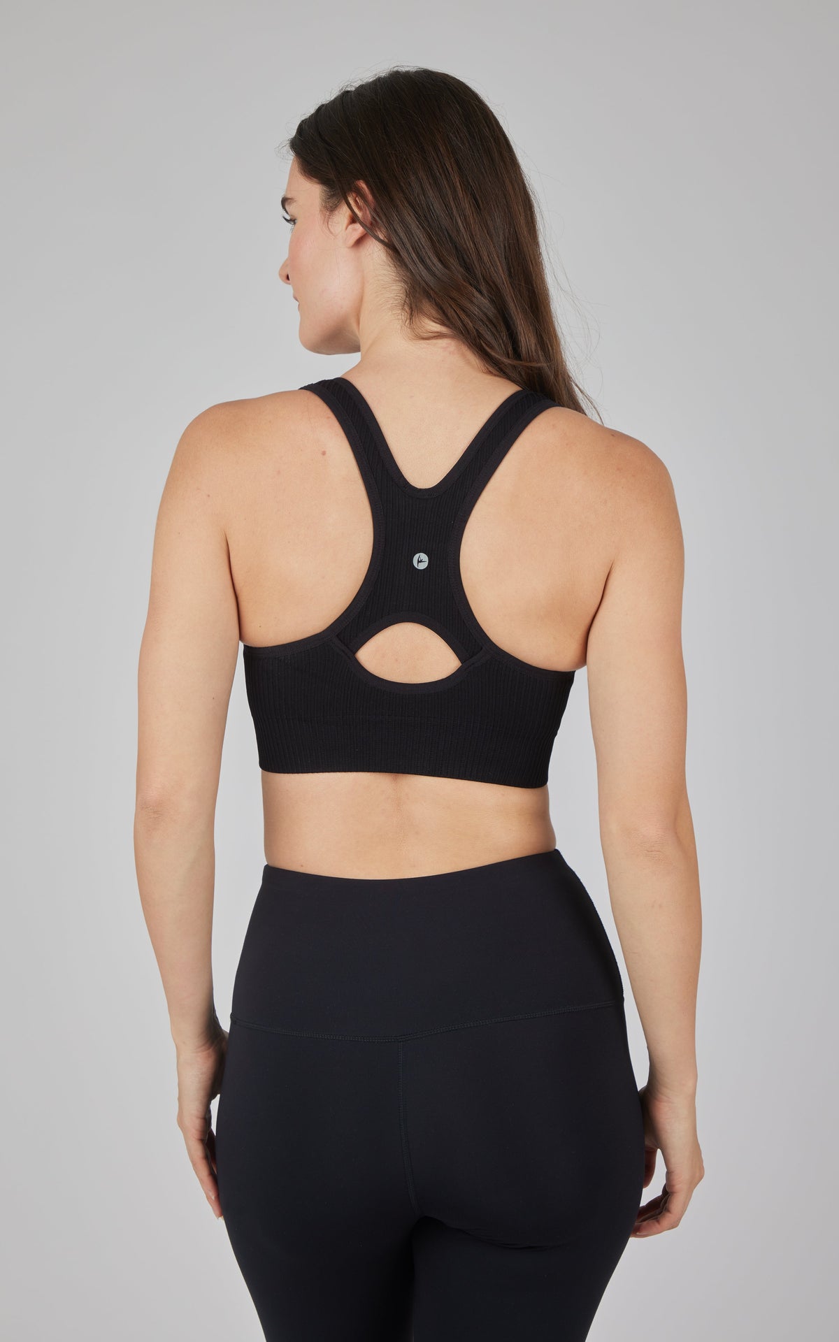 90 Degree by Reflex 2 PK Seamless Textured Zip Bra Top
