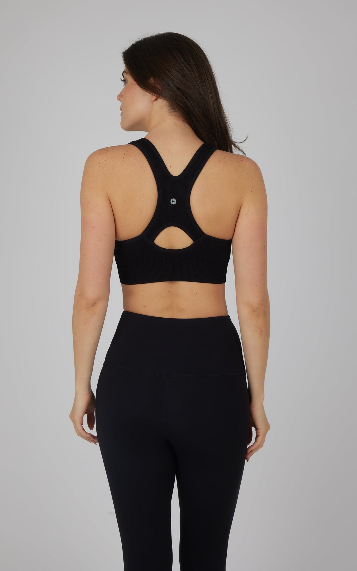 90 Degree by Reflex 2 PK Seamless Textured Zip Bra Top