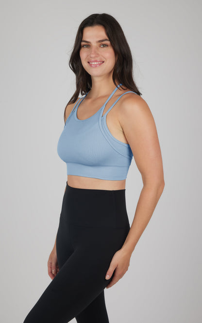 90 Degree by Reflex Ribbed Seamless Double Layer Bra
