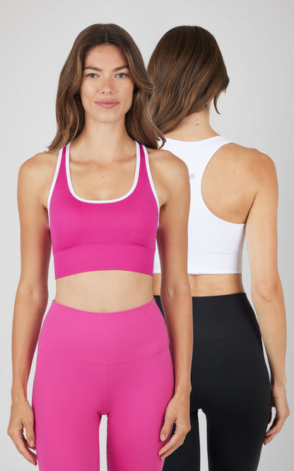 90 Degree by Reflex 2 PK Seamless Racerback Bra