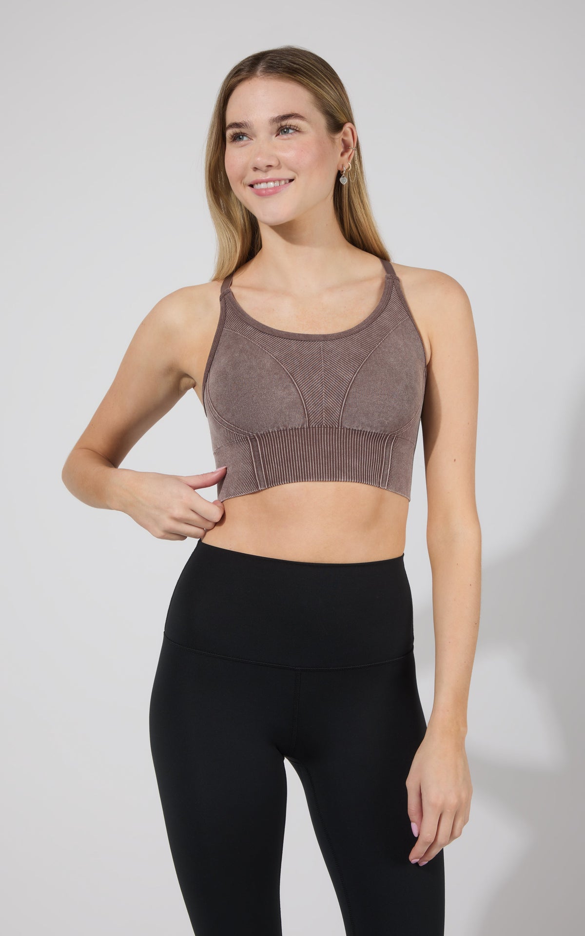 90 Degree by Reflex 2 PK Stone Washed Verta Textured Bra