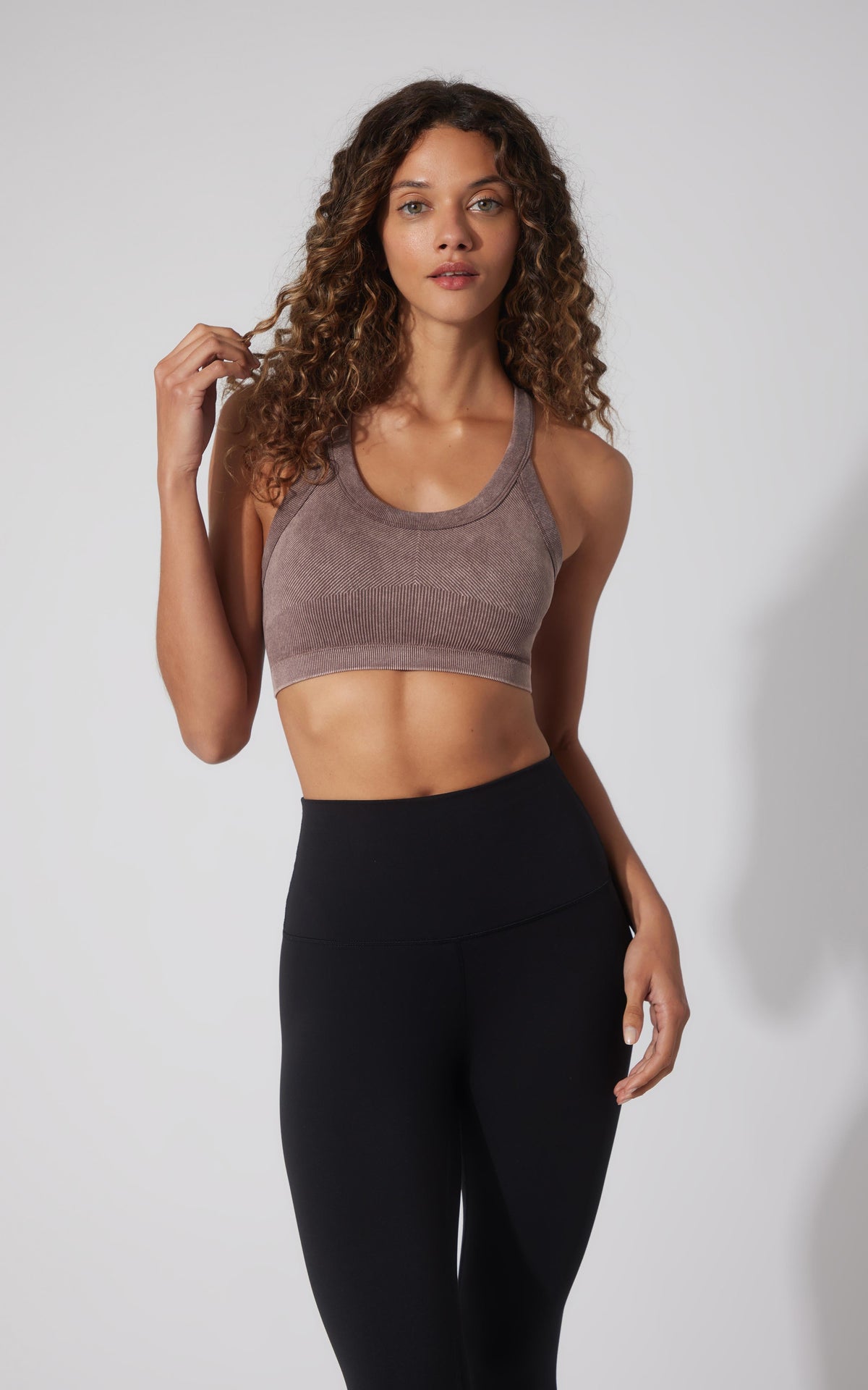 90 Degree by Reflex 2 PK Stone Washed Seamless Marvella Bra Tank