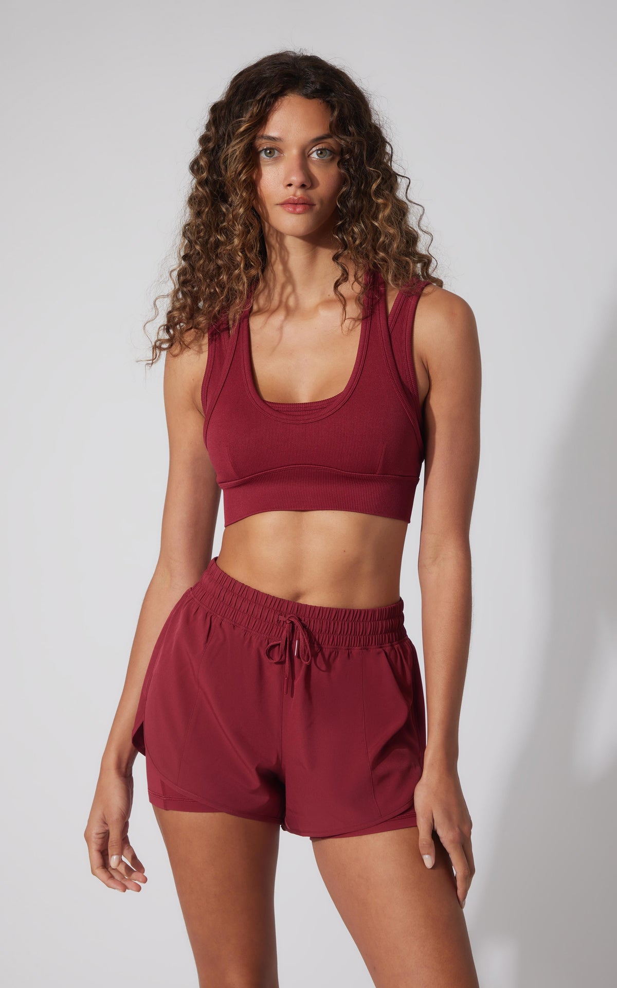 90 Degree by Reflex Seamless Ribbed Double Layer Bra