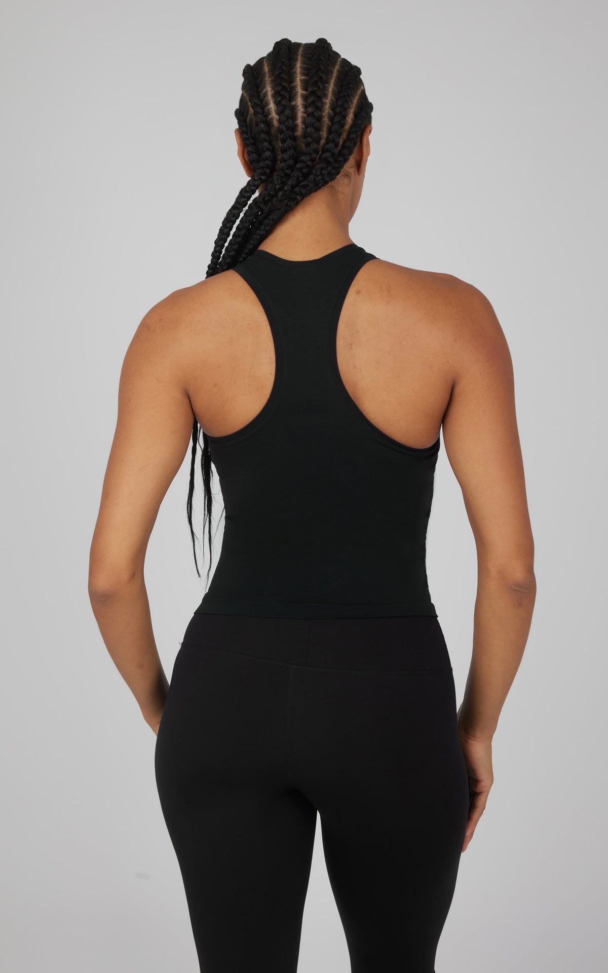 90 Degree by Reflex 2 PK Seamless Racerback Tank Top with Built in Bra