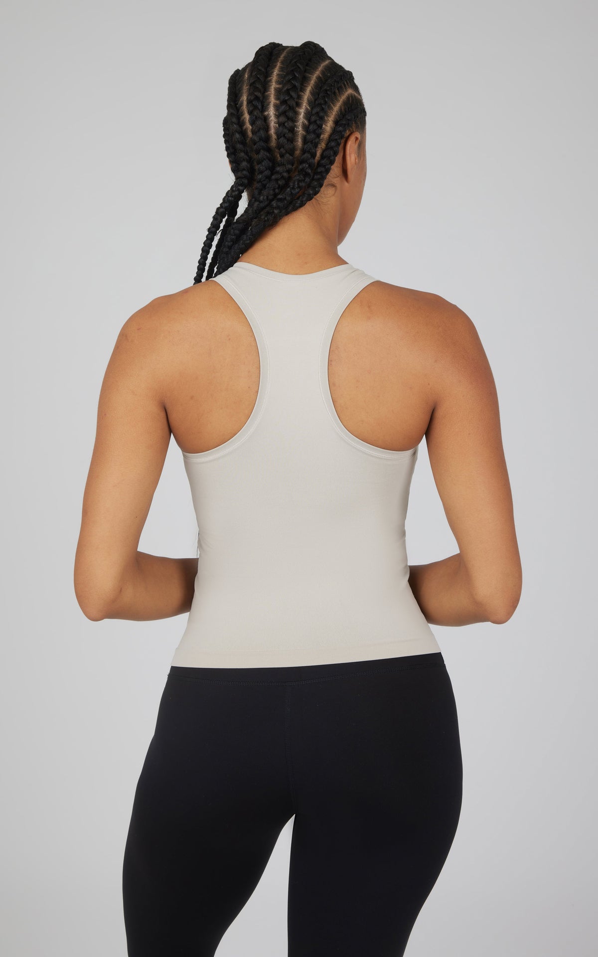 90 Degree by Reflex 2 PK Seamless Racerback Tank Top with Built in Bra