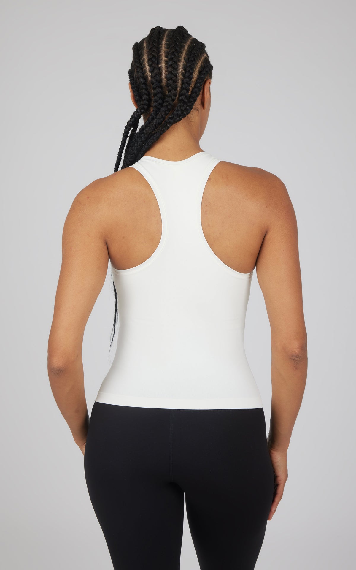 90 Degree by Reflex 2 PK Seamless Racerback Tank Top with Built in Bra