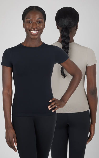 90 Degree by Reflex 2 PK Short Sleeve Top