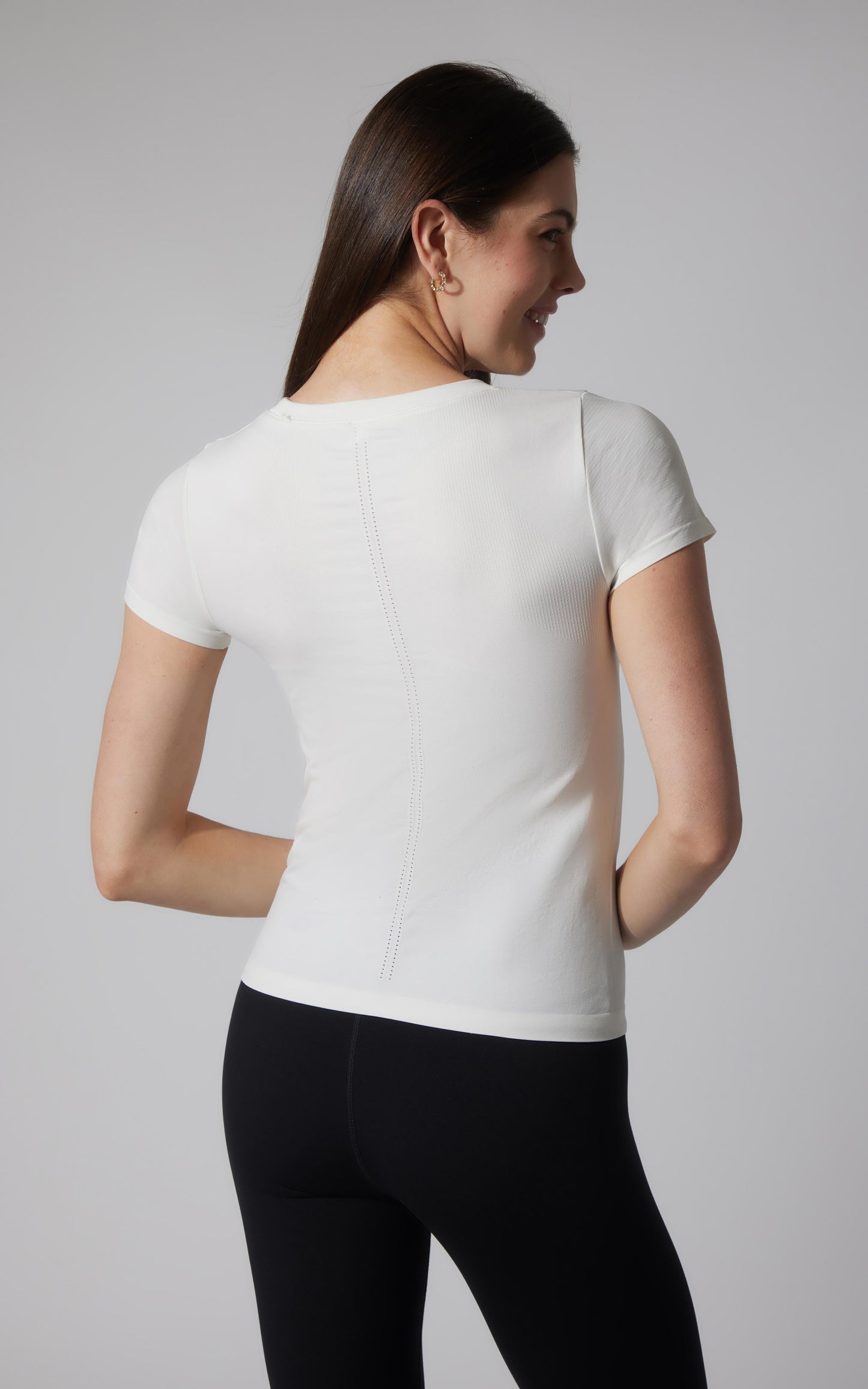 90 Degree by Reflex 2 PK Seamless Bridgett Short Sleeve Full Length Tee