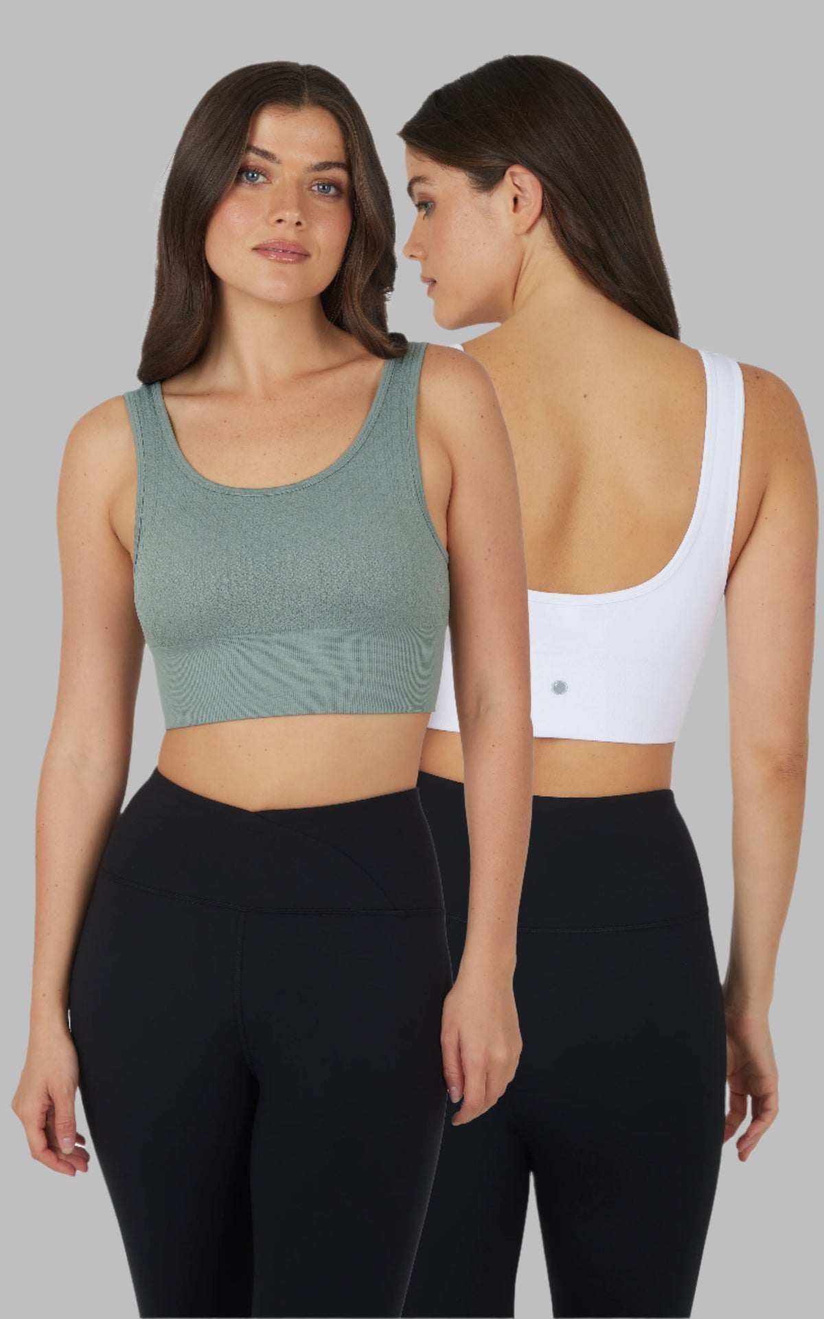 90 Degree by Reflex 2 PK Textured Seamless Scooped Neck Bra
