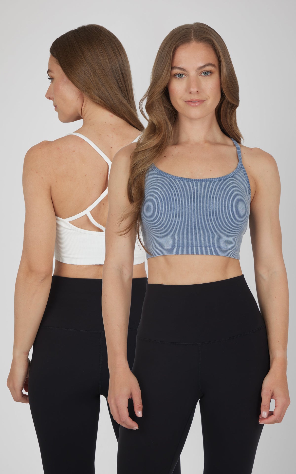 90 Degree by Reflex 2 PK Ribbed Seamless Rosaline Bra