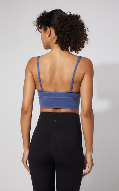 90 Degree by Reflex 2 PK Stonewash Ribbed Seamless Bra