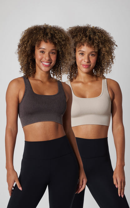 90 Degree by Reflex 2 PK Washed Veyra Bra