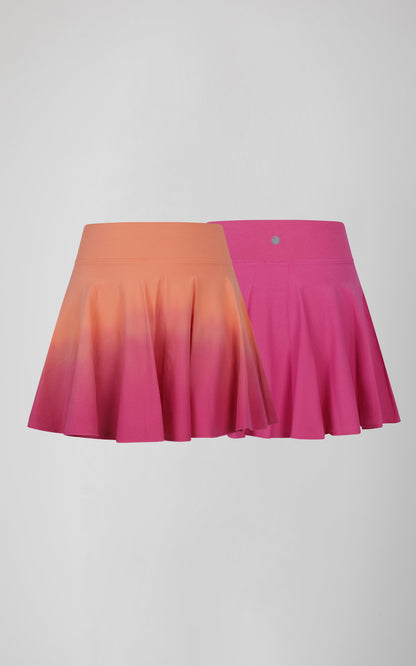 90 Degree by Reflex Girls 2 PK Dip Dye Flare Skort
