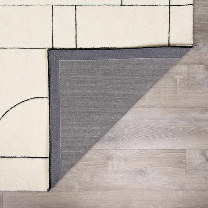 Fusao Rose Cream Area Rug