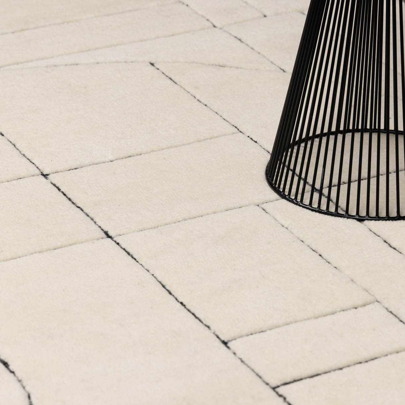 Fusao Rose Cream Area Rug