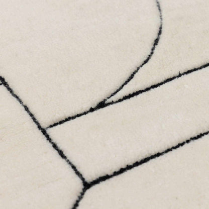 Fusao Rose Cream Area Rug