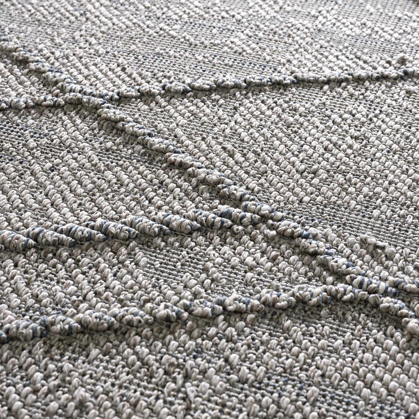 Baqer Taupe & Gray Textured Performance Outdoor Rug - Clearance