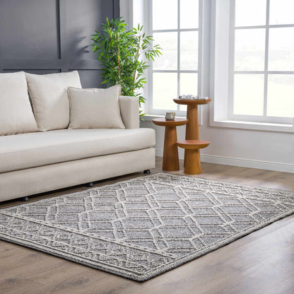 Diah Black & Bone Outdoor Area Rug - Clearance