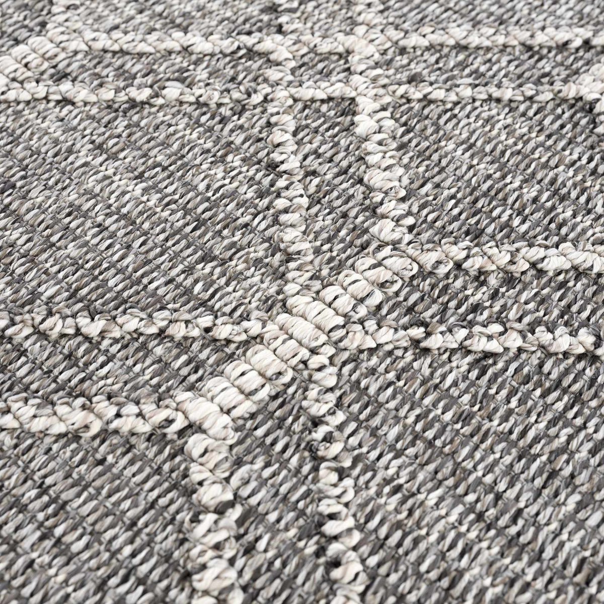Diah Black & Bone Outdoor Area Rug - Clearance