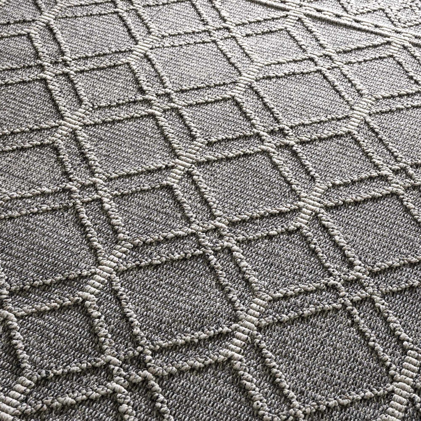 Diah Black & Bone Outdoor Area Rug - Clearance