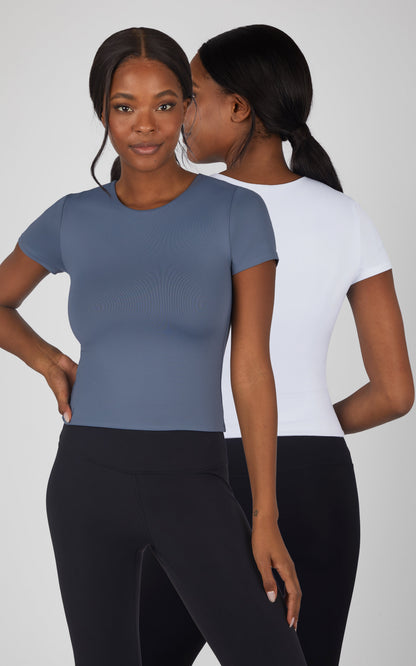 90 Degree by Reflex 2 PK Crew Neck Tee