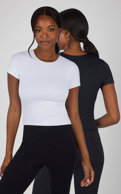 90 Degree by Reflex 2 PK Crew Neck Tee