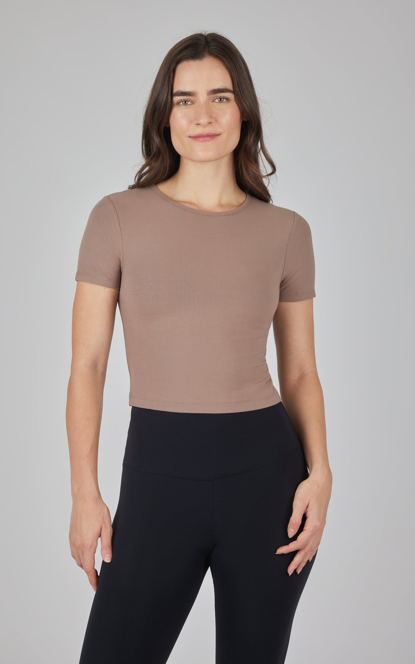 90 Degree by Reflex 2 PK Heavenly Rib Short Sleeve Shirt
