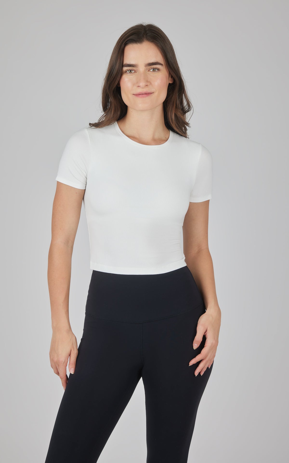 90 Degree by Reflex 2 PK Heavenly Rib Short Sleeve Shirt