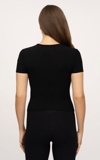 90 Degree by Reflex 2 PK Heavenly Rib Short Sleeve Shirt