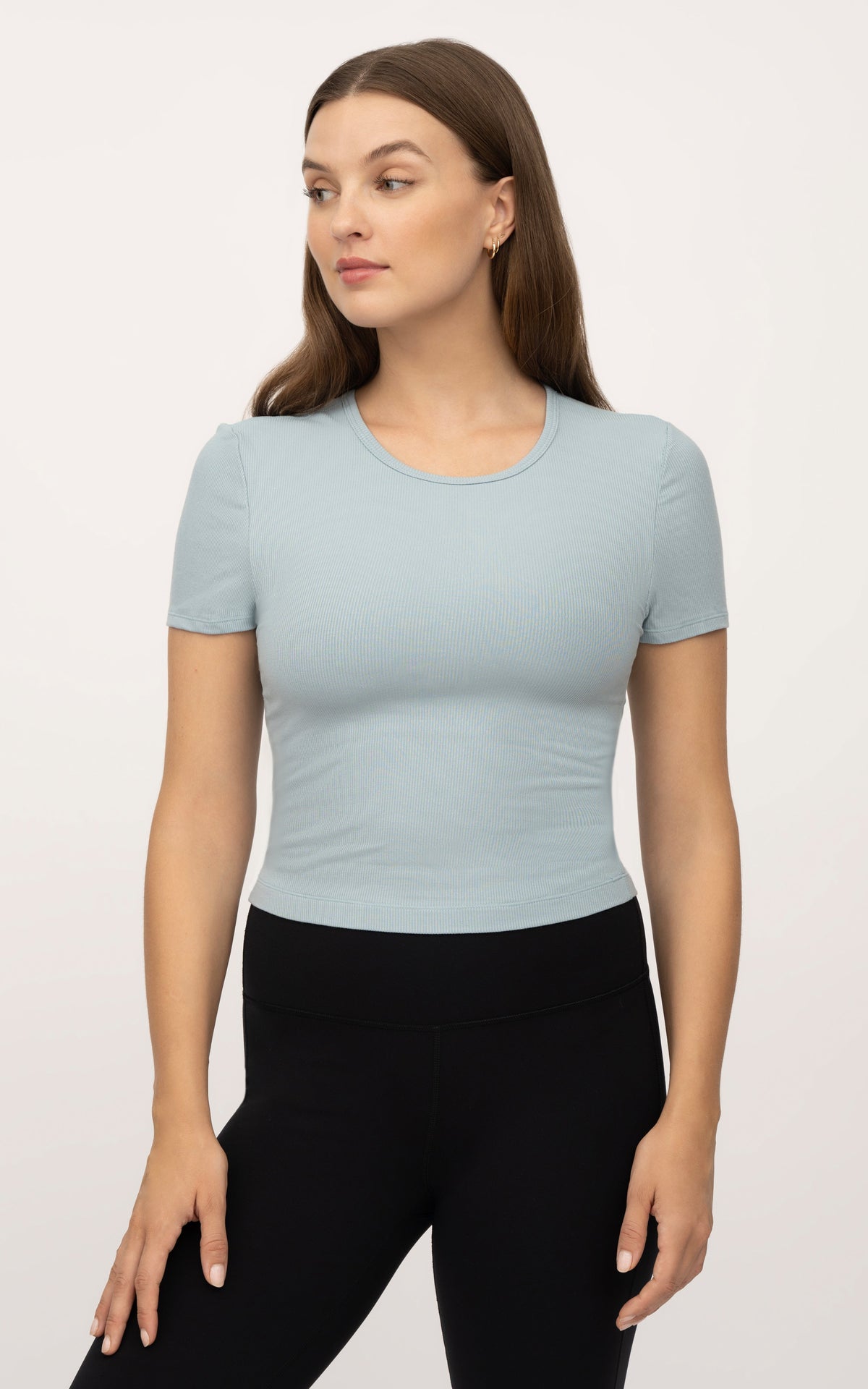 90 Degree by Reflex 2 PK Heavenly Rib Short Sleeve Shirt