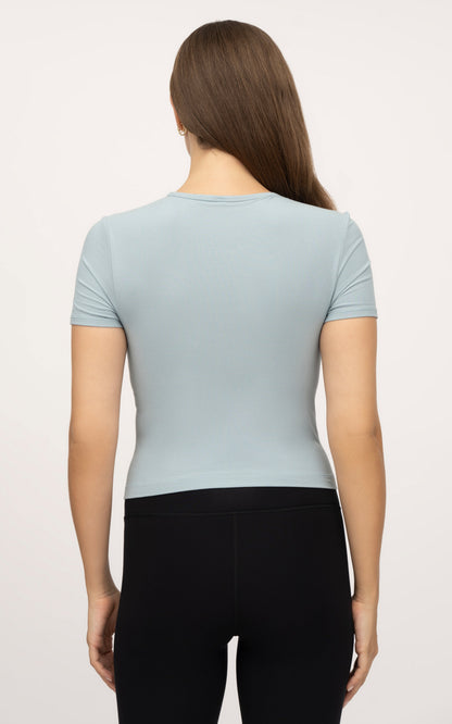90 Degree by Reflex 2 PK Heavenly Rib Short Sleeve Shirt