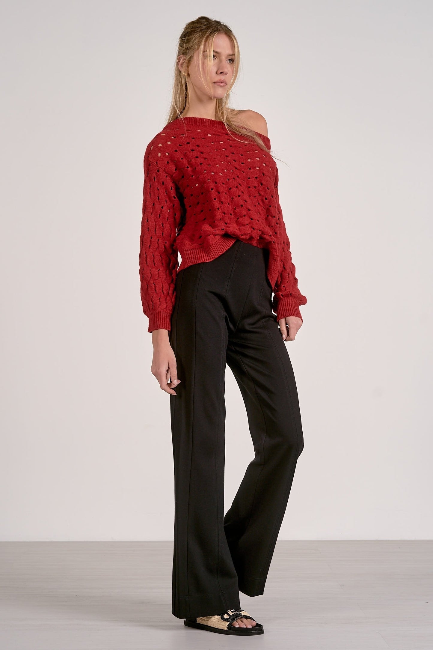 Adrienne Sweater Red