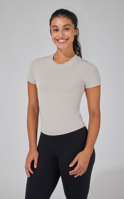 90 Degree by Reflex 2 Pk Air Cloud Jersey Meet and Greet Length Short Sleeve Shirt
