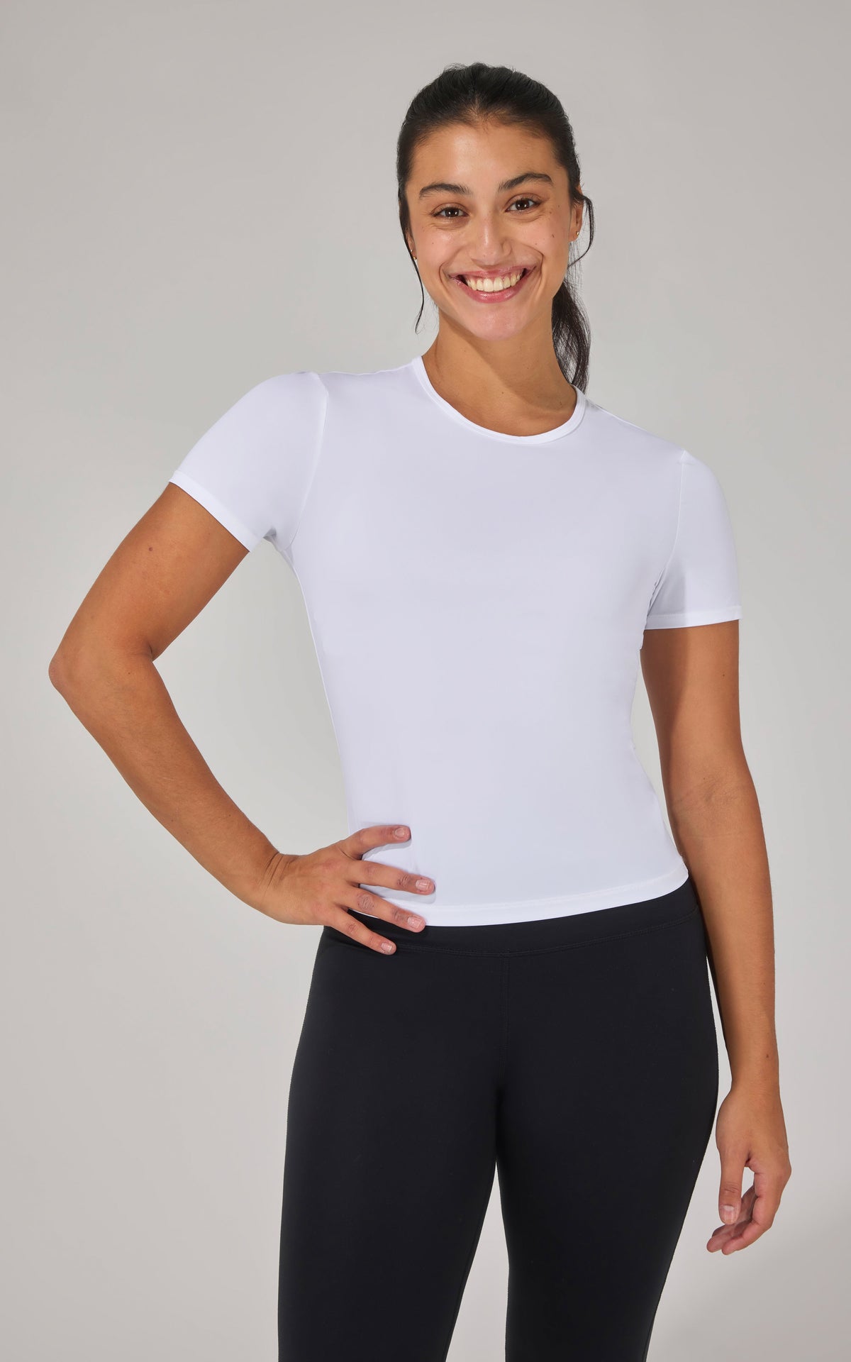 90 Degree by Reflex 2 Pk Air Cloud Jersey Meet and Greet Length Short Sleeve Shirt