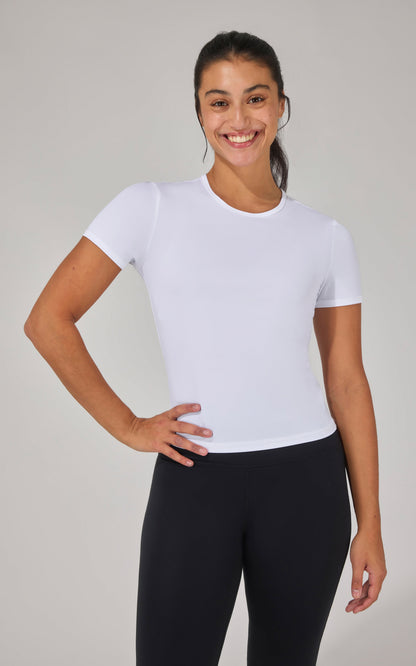 90 Degree by Reflex 2 Pk Air Cloud Jersey Meet and Greet Length Short Sleeve Shirt