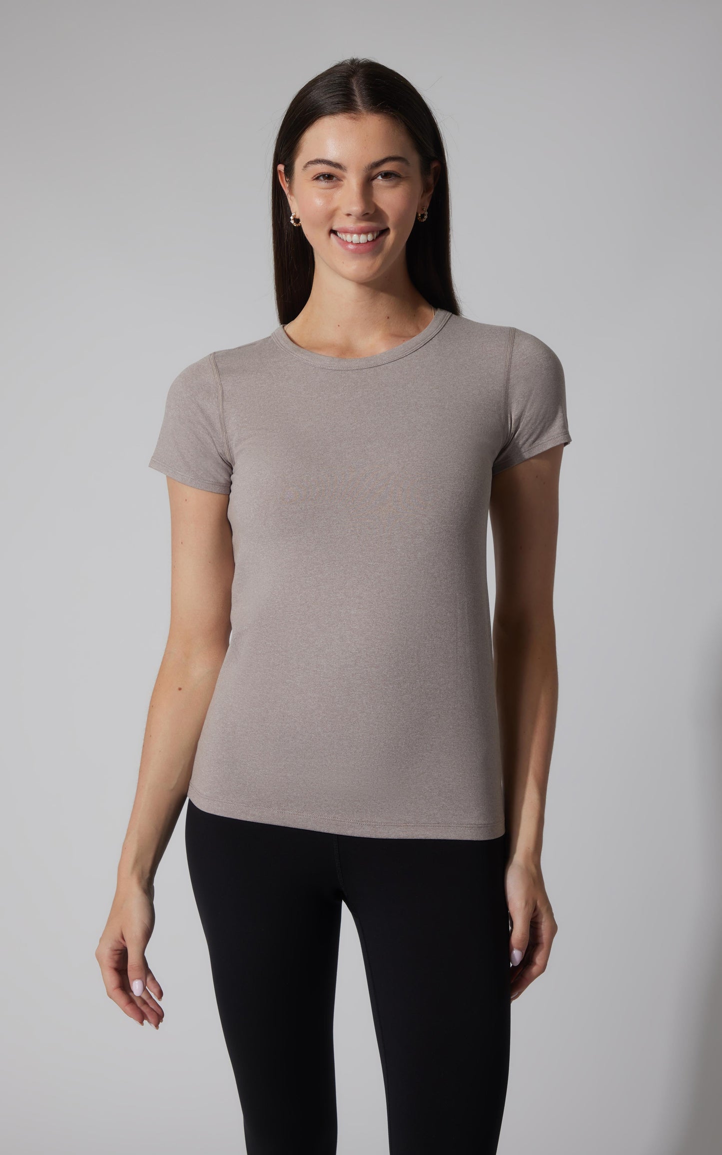 90 Degree by Reflex 2 PK Cationic Jersey Full Length Crew Neck Short Sleeve Tee