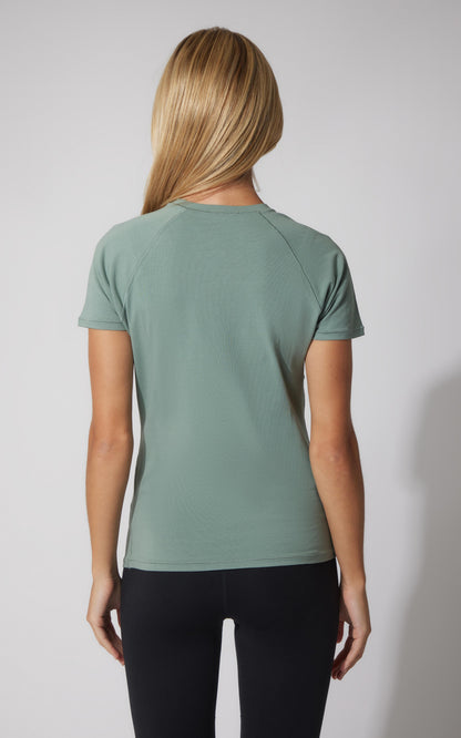 90 Degree by Reflex 2 PK Vintage Cotton Crew Neck Short Sleeve Top