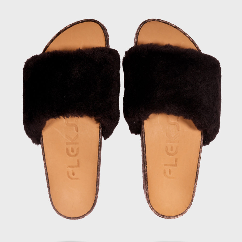 Fleks Unisex San Ysidro Slide - Espresso